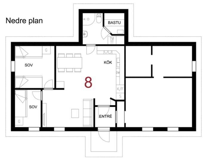 Appartement Lullens Stugby - Laegenhetshuset 6-9 à Bruksvallarna Extérieur photo